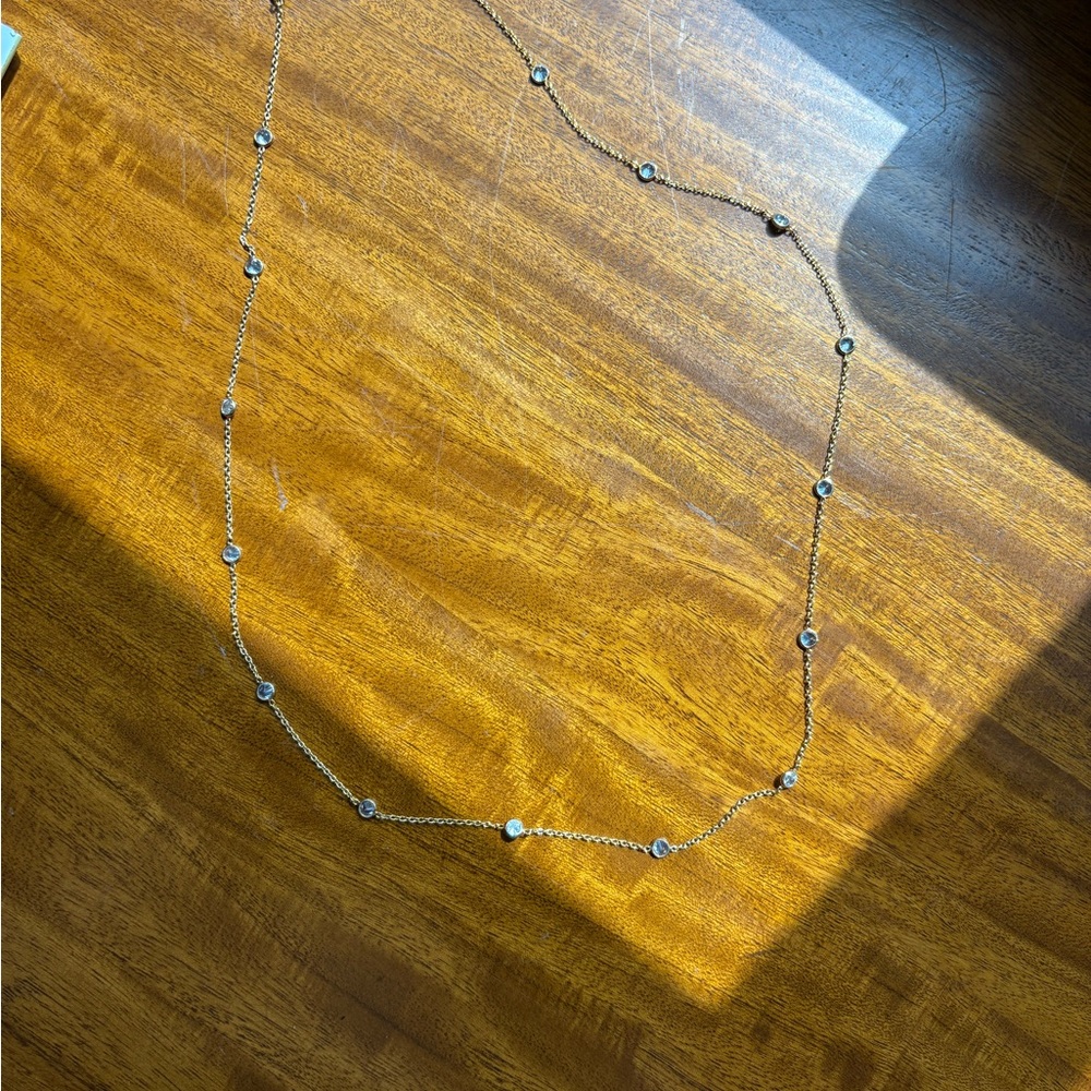 Adina Eden Diamond by the Yard Necklace - Gold / 24"